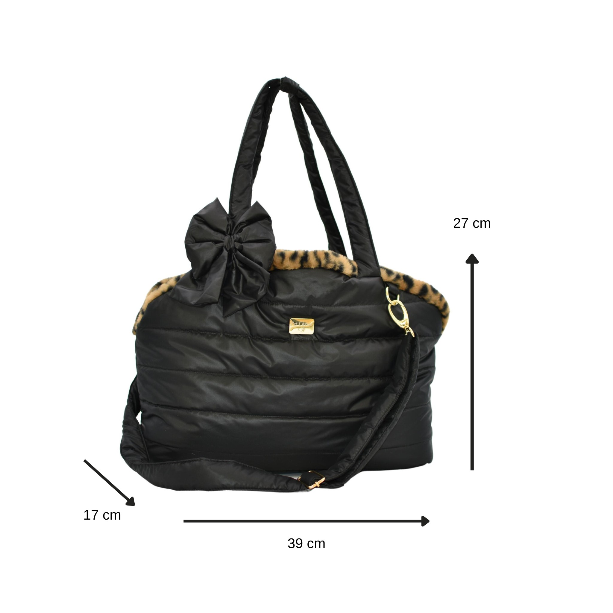 Borsa Cuccia Soft Marvelous Black per Cani